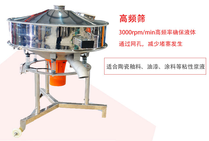 該產(chǎn)品是針對漿液過濾設(shè)計的一種高頻篩分機(jī)。