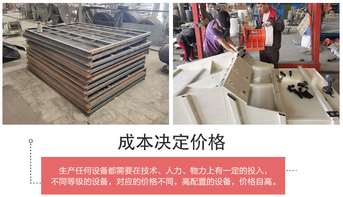 直線篩分機(jī)篩網(wǎng)，篩箱部件展示